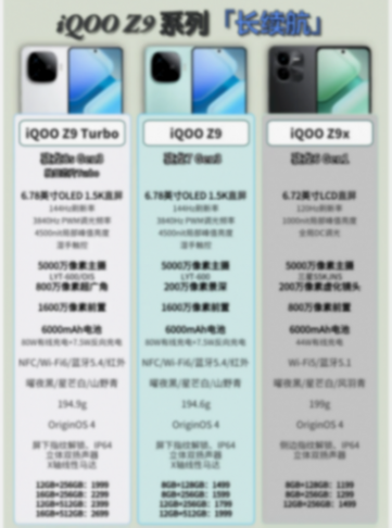 為什么選擇iQOO Z9?這七個差異點你必須知道!