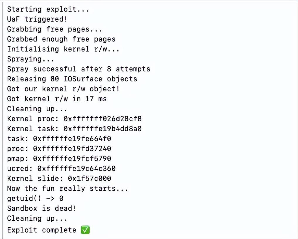 好消息!發現新的 iOS 新內核漏洞,實現繞簽名