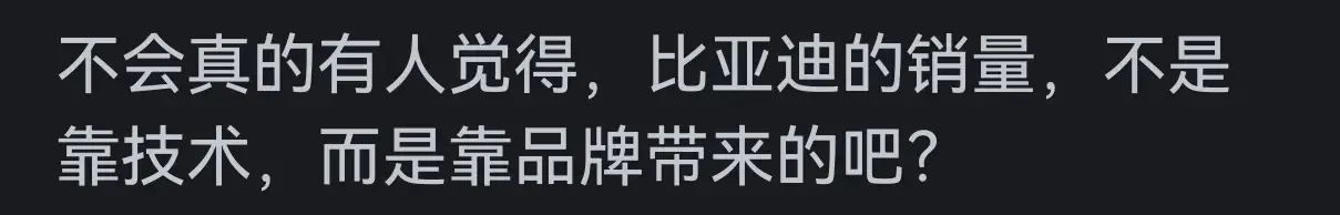 比亞迪拋去銷量光談技術,它在世界上有地位嗎?網友:就剩技術了