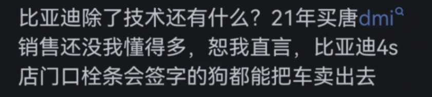 比亞迪拋去銷量光談技術,它在世界上有地位嗎?網友:就剩技術了