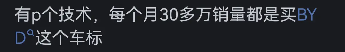 比亞迪拋去銷量光談技術,它在世界上有地位嗎?網友:就剩技術了