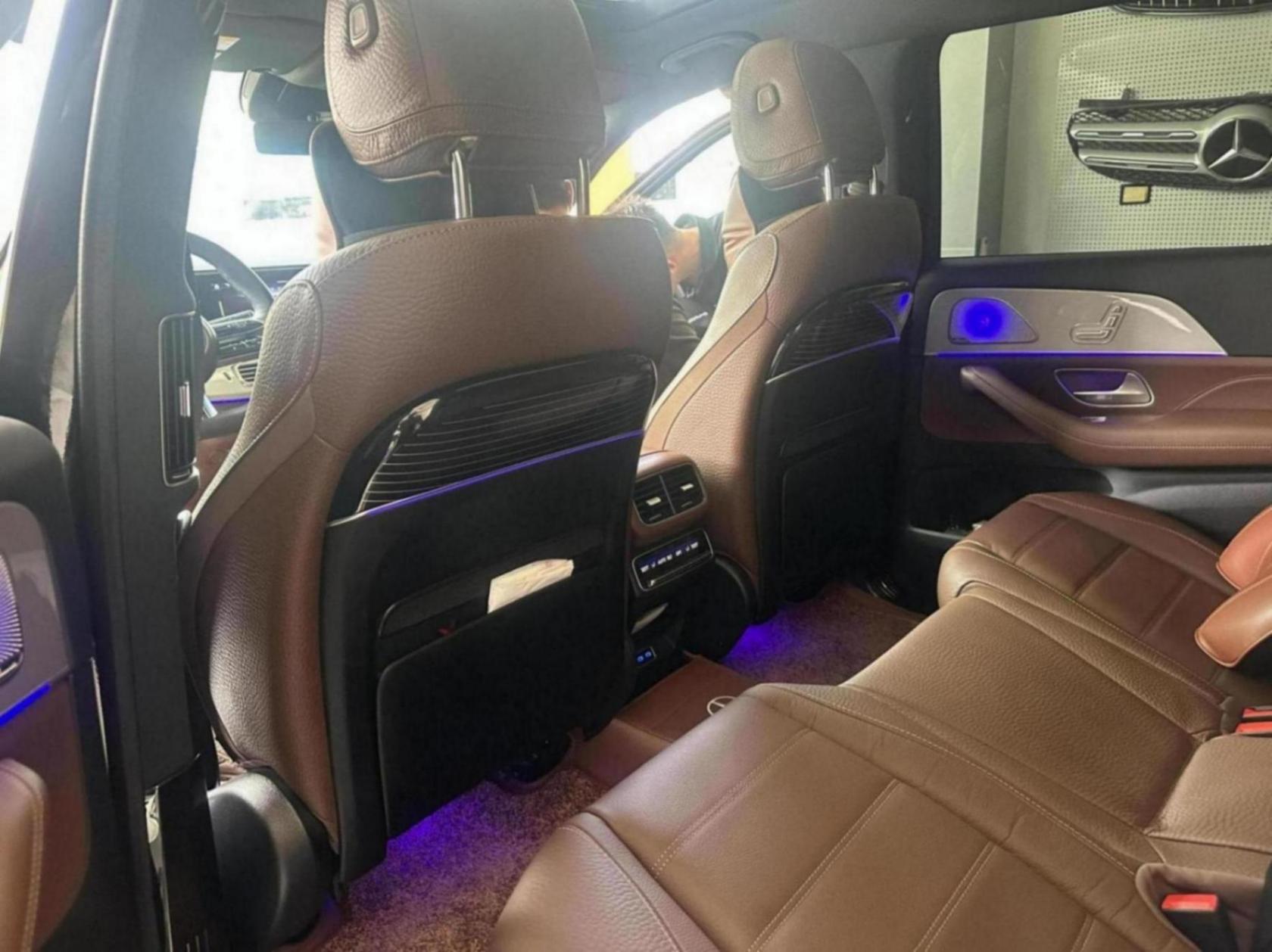 2024款奔馳GLS450提車小整備一下香氛負離子