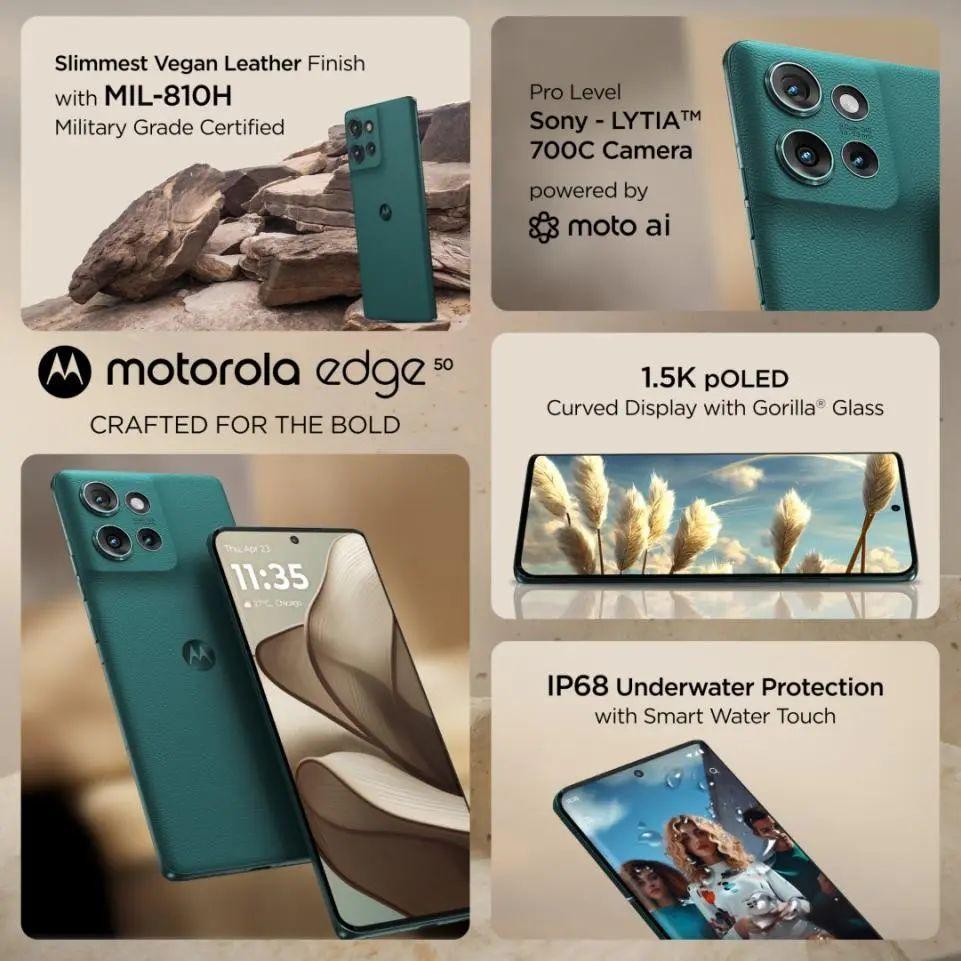 摩托羅拉Edge 50 Neo手機曝光:搭載聯發科天璣7300芯片!