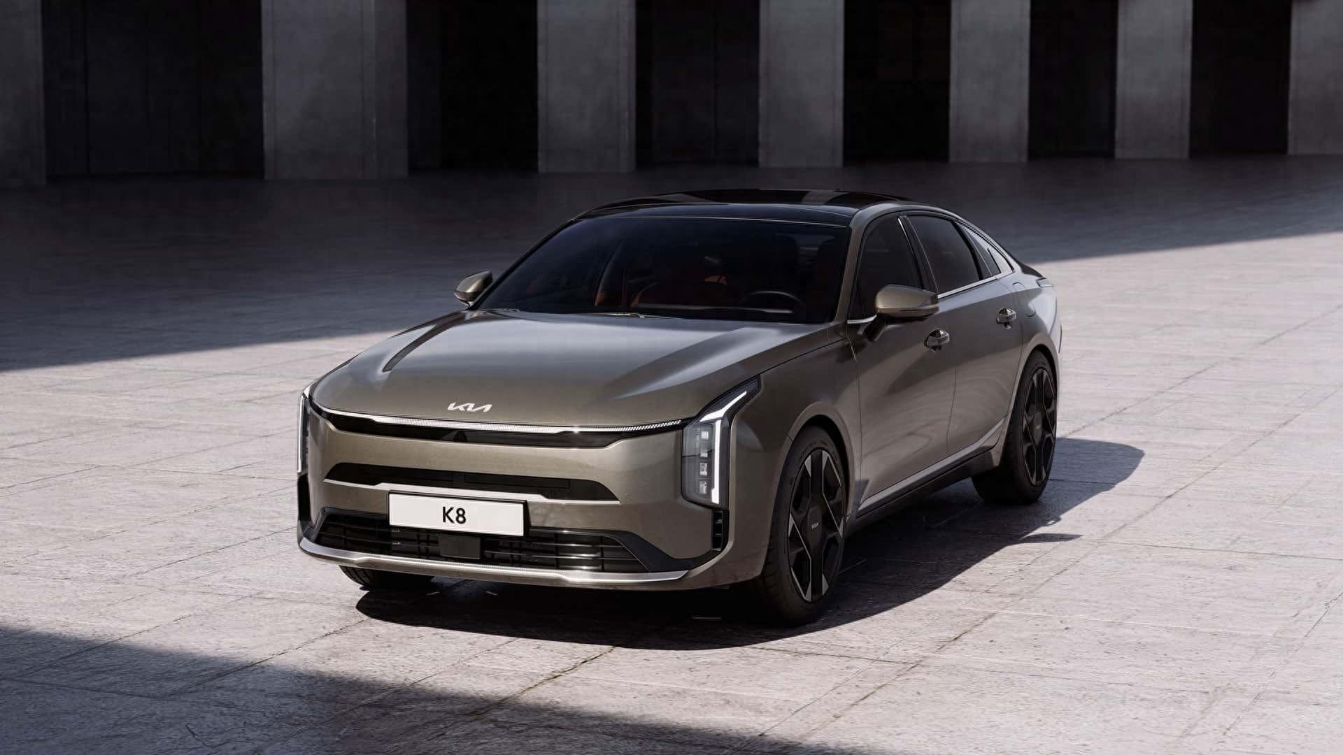 采用電動車設計風格 起亞新款K8最新消息曝光