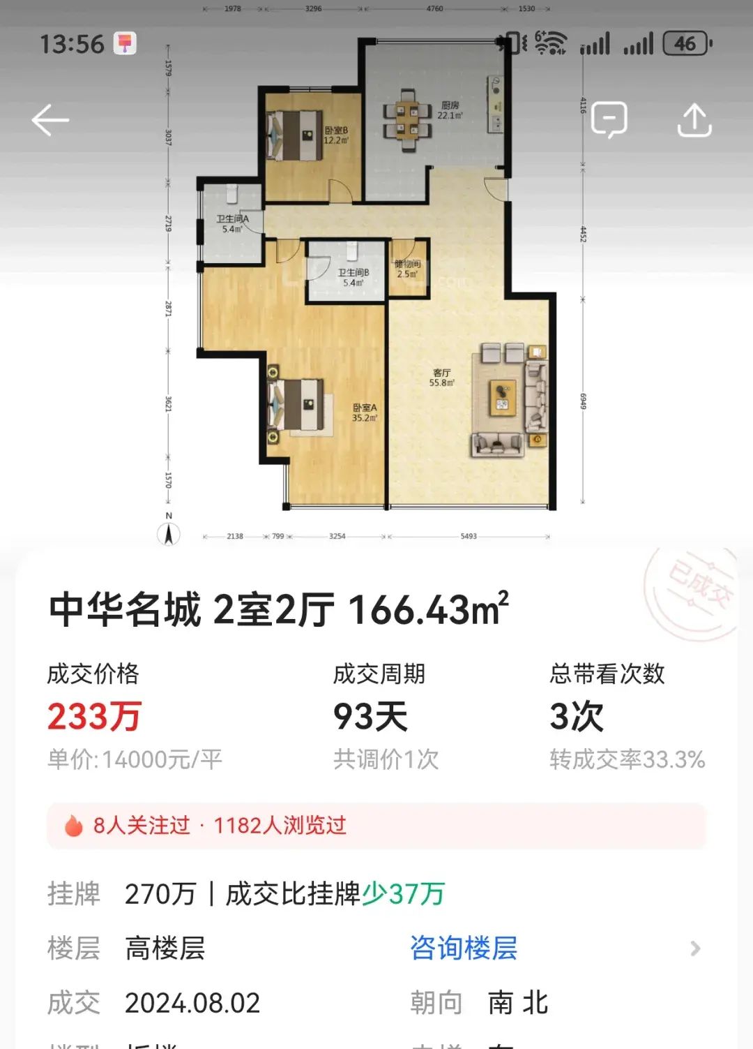 大連二手房市場驚現“寒流”?17日貝殼二手房成交僅50套