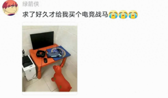 老婆分享老公買的幼稚玩具。網友:以為只有我老公會這樣