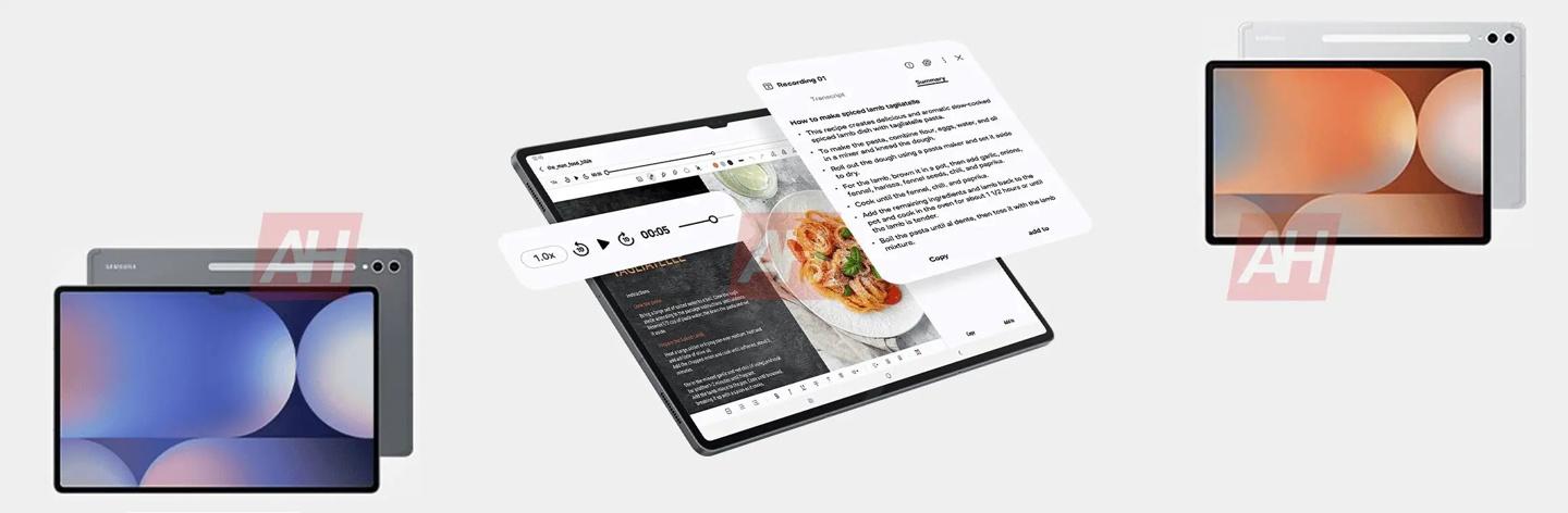 三星 Galaxy Tab S10 Plus/Ultra宣傳圖曝光