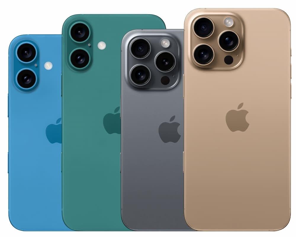 蘋果四款iPhone 16 系列參數、顏色和價格爆料總整理