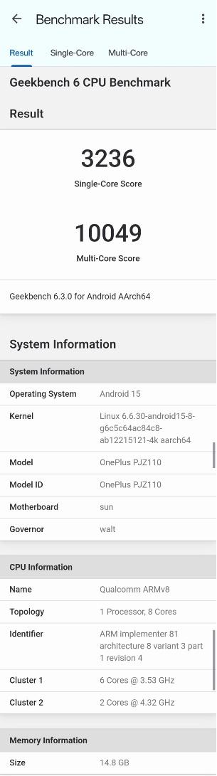 驍龍8 Gen4單多核遙遙領先iPhone 16!一加13首個跑分出爐