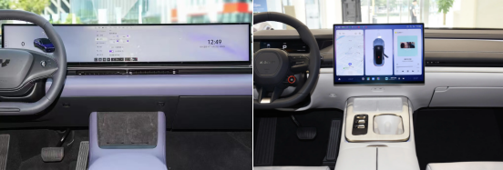純電中大型轎車對比,極越07VS小米SU7