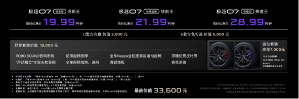 吉利百度寧德時代“三巨頭”齊站臺 極越07正式上市