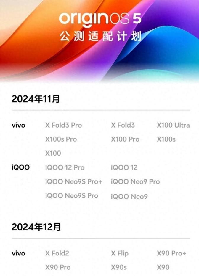 升級!OriginOS5.0正式發布新老vivo和iQOO手機哪些可以適配?