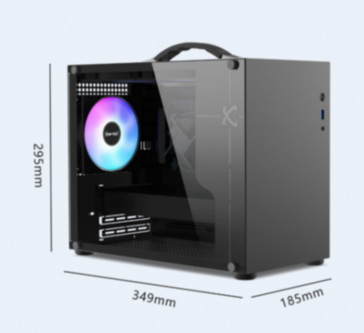 筆記本電腦表示:亞歷山大12400F+RTX4060 精致小巧的手提MINI電腦