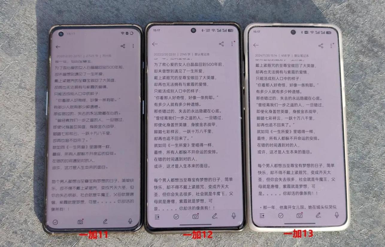 一加13超Pro的屏幕評測