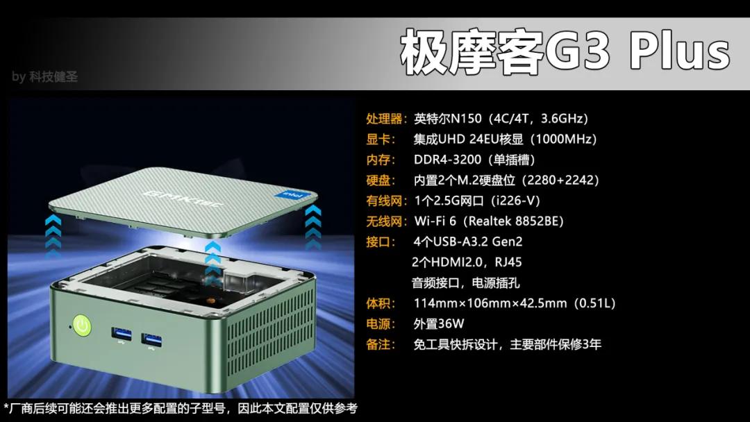 極摩客G3 Plus評測 最便宜的N150迷你主機怎么樣?