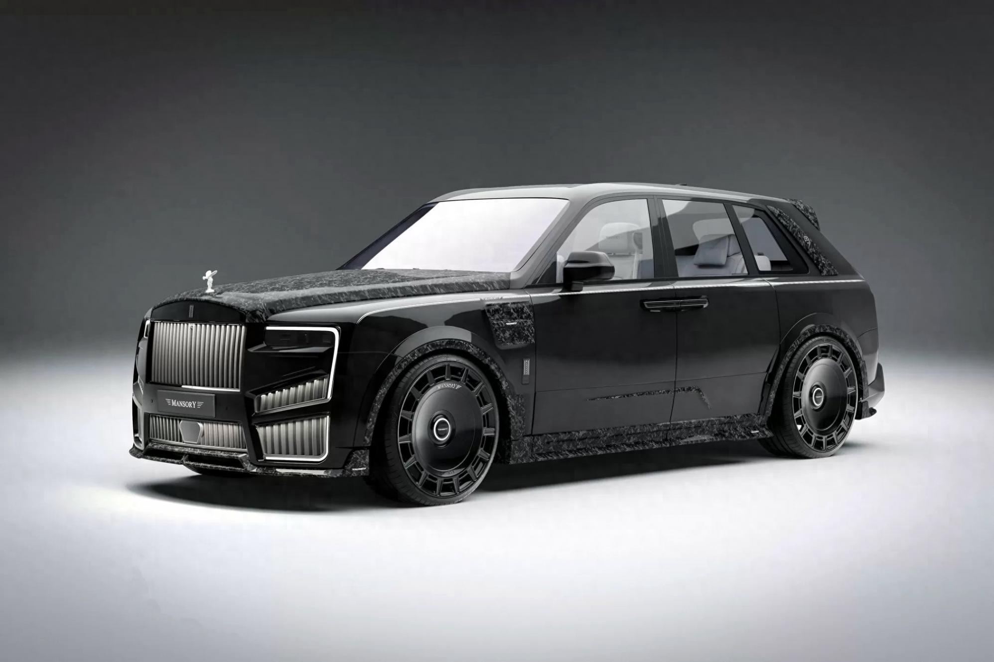 Mansory 更新勞斯萊斯庫(kù)里南:動(dòng)力更強(qiáng),碳纖維怪誕