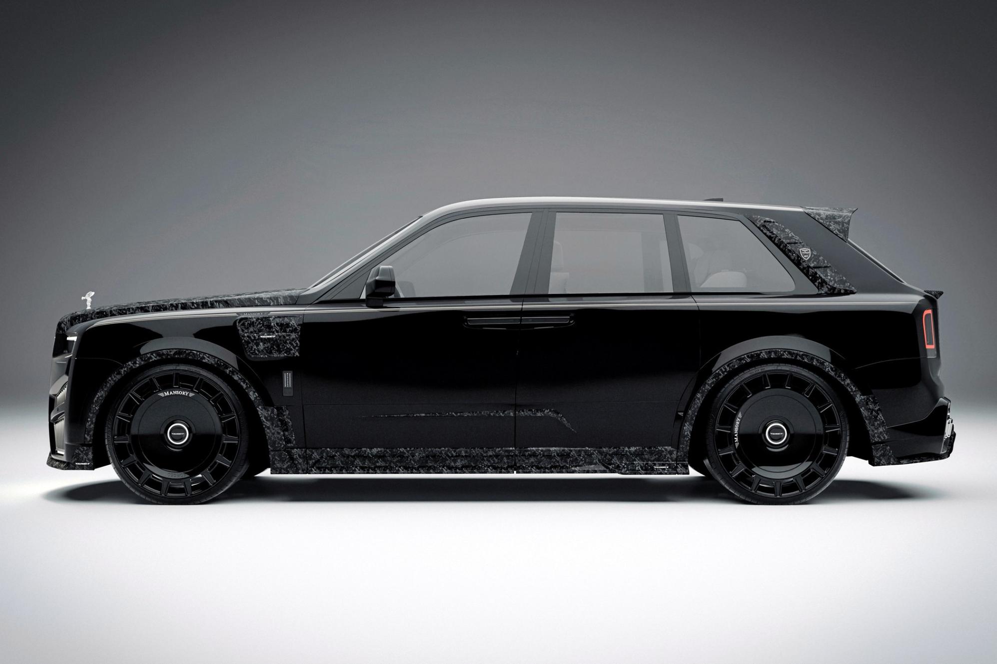 Mansory 更新勞斯萊斯庫(kù)里南:動(dòng)力更強(qiáng),碳纖維怪誕