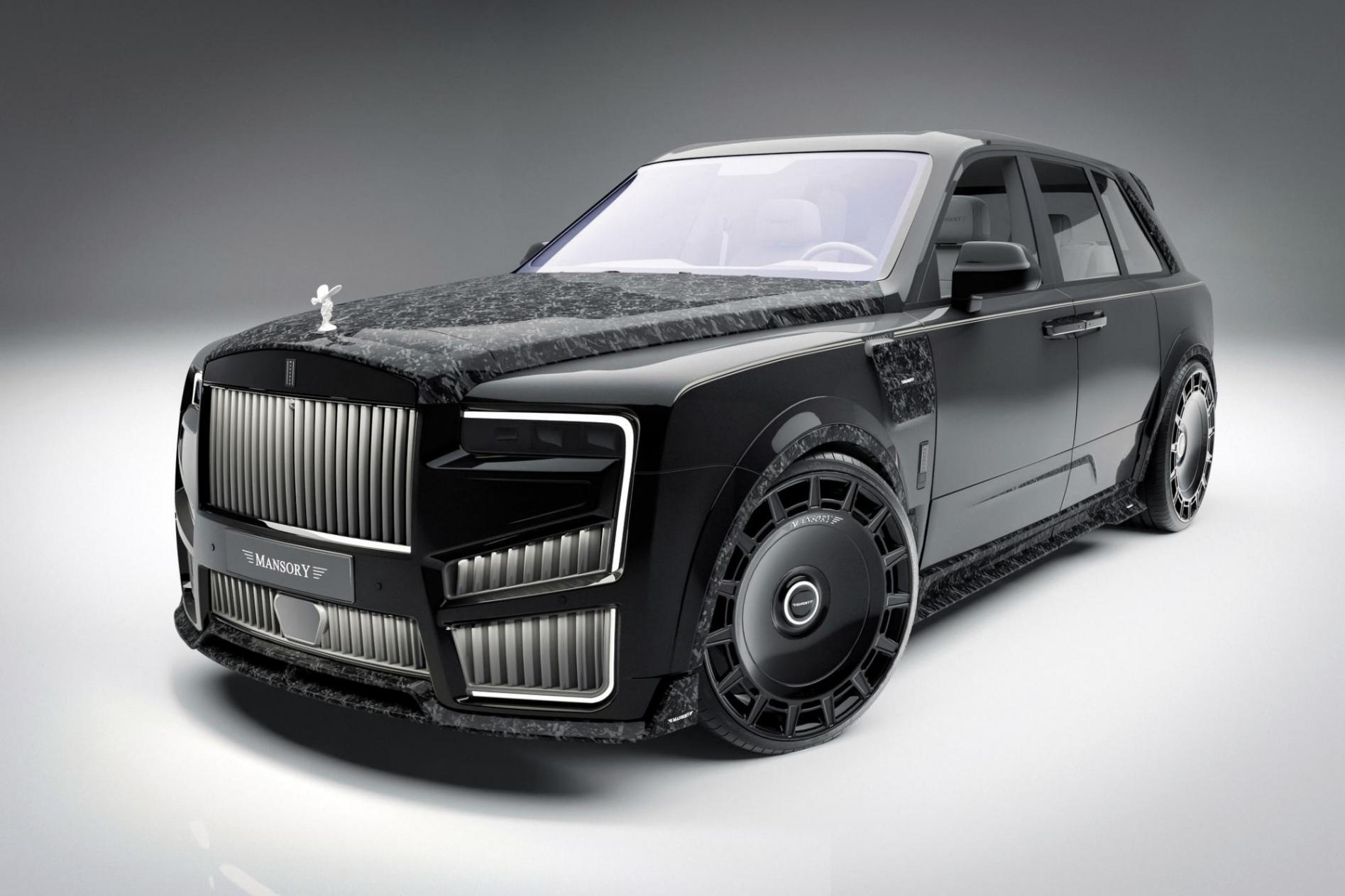 Mansory 更新勞斯萊斯庫(kù)里南:動(dòng)力更強(qiáng),碳纖維怪誕