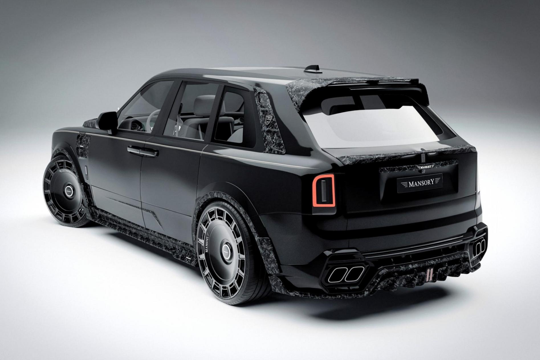 Mansory 更新勞斯萊斯庫(kù)里南:動(dòng)力更強(qiáng),碳纖維怪誕
